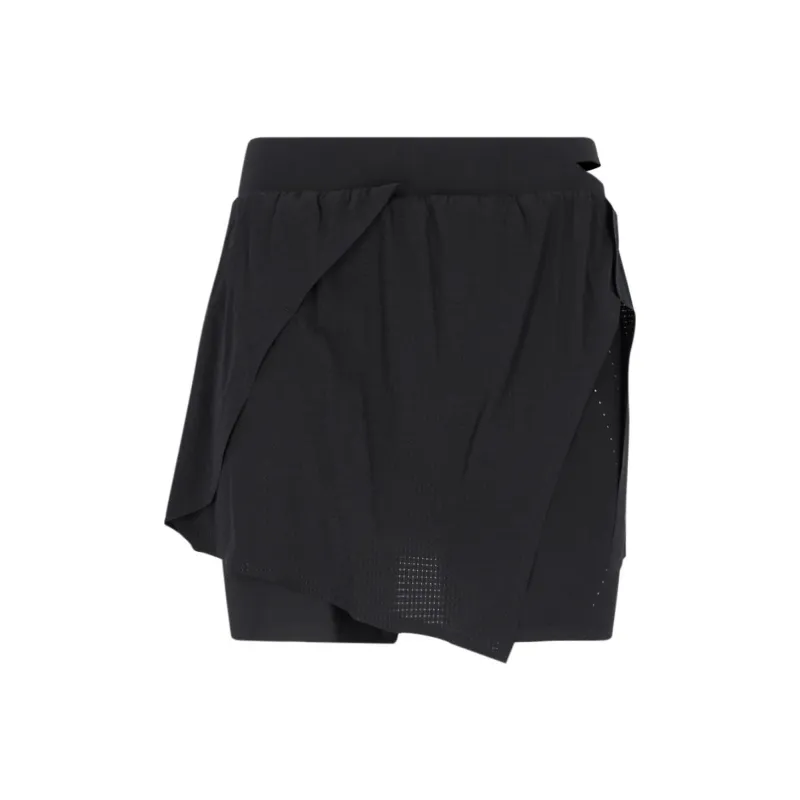 Y 3 Logo printed Mesh Skort-0