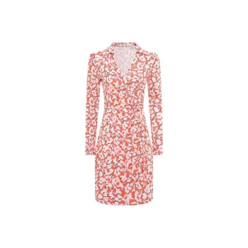 DVF Diane Von Furstenberg SS22 Long-Sleeved Dresses Women's Pink