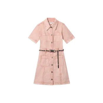 MICHAEL KORS SS25 Short Sleeved Dress Women's Pink