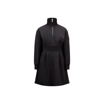 Moncler Long-Sleeved Dresses Women's Black