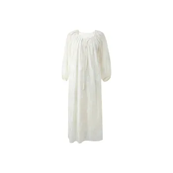 3COLOUR Long Sleeved Dress Women's Ecru