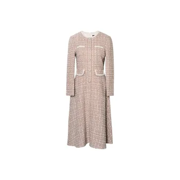 ROEYSHOUSE Long Sleeved Dresses Women's Mixed Pink