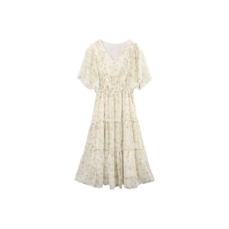 A Paradise For Awakening Short Sleeved Dress Women's-6