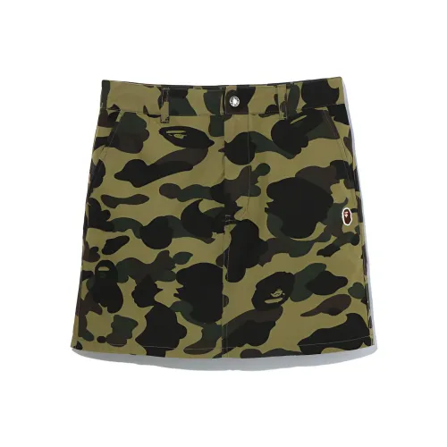 A BATHING APE Head Series Casual Short Skirts Women's