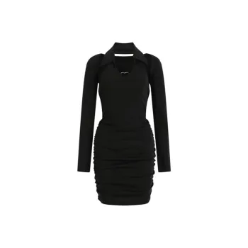JOSR Long Sleeved Dresses Women's Black