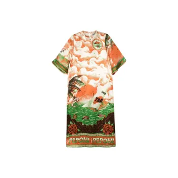 ALEMAIS Bungalow Artwork-print Shirt