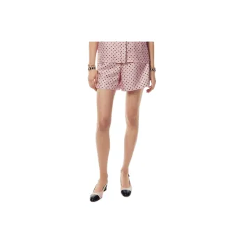 CHANEL 24 Spring And Summer Casual Shorts Women's Light Pink