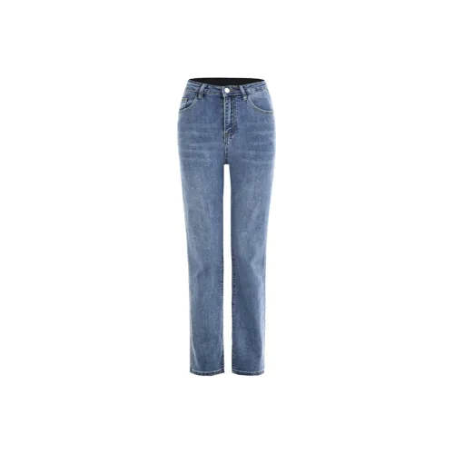 Wen Shan Jeans Women's Vintage Blue