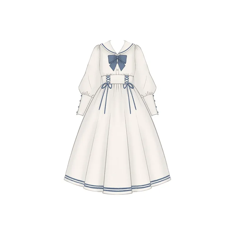 LALAJK Long Sleeved Dresses Women's-11