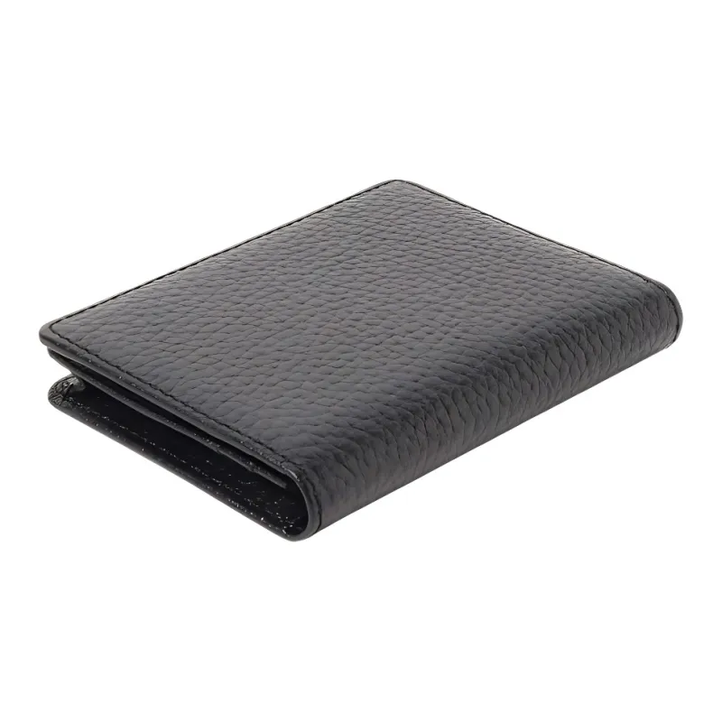 Beams Cow Leather Card Holder Men's Black-2
