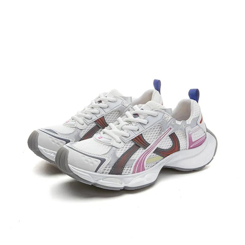 Chibang Lightweight And Breathable Low Top Chunky Sneakers Women's-0