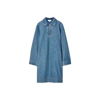 COS Long Sleeved Dresses Women's Blue