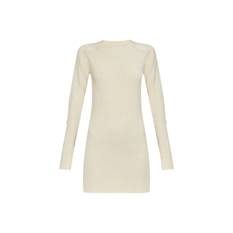 ISABEL MARANT ETOILE Garner Long Sleeved Knitted Mini Dress-0