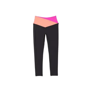 Victoria's Secret VS Sport Leggings Women's Black Pink Patchwork