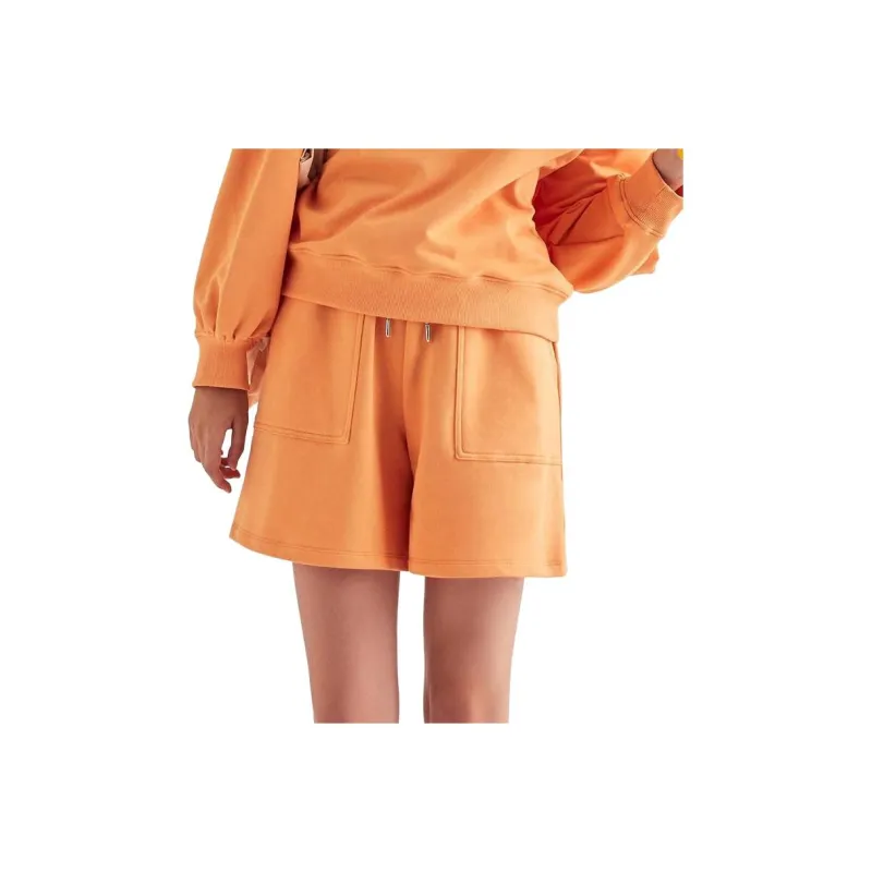 CORALIQUE Casual Shorts Women's Orange-0