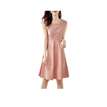 Still Quiet Dress Women's Leather Pink