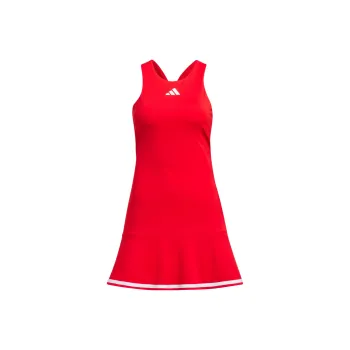 Adidas Chinese Tennis Team Olympic Series Sleeveless Dress Women's Light Scarlet