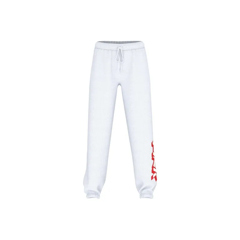 Victoria's Secret PINK Ivy Fleece Campus Sweatpants/HBPR Knitted Sports Pants Women's Hydrangea Blue Pink Ice Rink-0