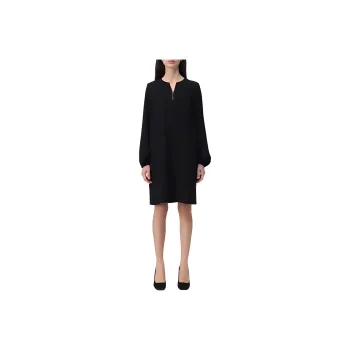 MaxMara Studio Long Sleeved Dress Women's Black