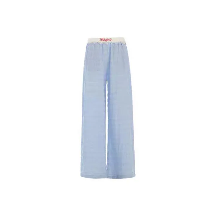 ABCMININ Casual Pants Women's Blue-0