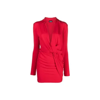 Jacquemus Long-Sleeved Dresses Women's Red
