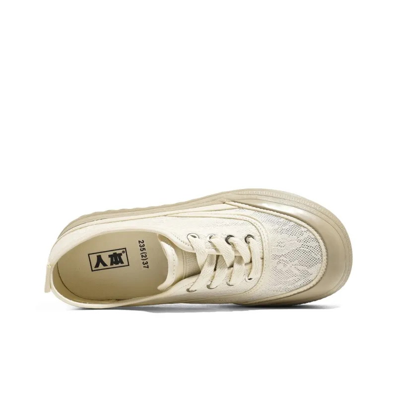 RENBEN Lightweight, Breathable, And Abrasion Resistant Low Top Canvas Shoes Women's-3