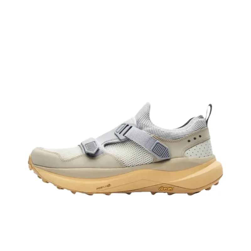 Saucony Anti Slip Wear Resistant Low Top Running Shoes Unisex Beige Blue-0