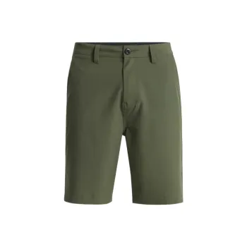 Quiksilver UnionAmph20'Surfsilk Solid Sports Shorts Men's Grass Green