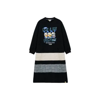 B.Duck Long Sleeved Dresses Women's Black