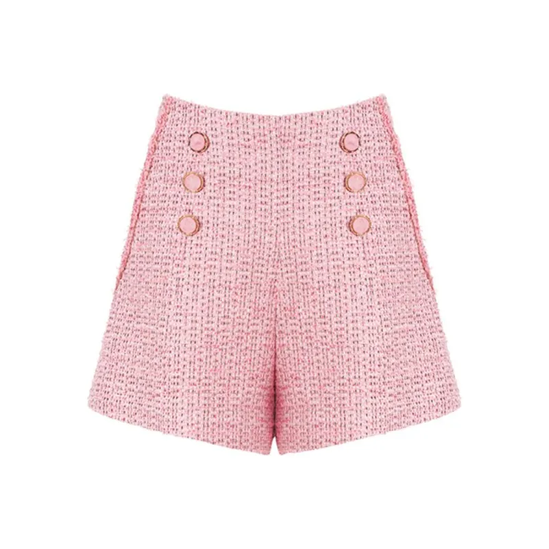 BESIONIA FW23 Casual Shorts Women's Pink-0