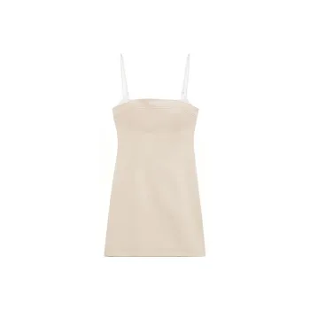 ZARA Slip Dresses Women's Natural