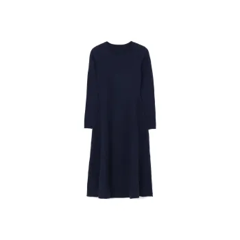 Yohji Yamamoto Long Sleeved Dresses Women's Marine