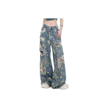 PANDA BASE Jeans Women's Blue