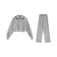Gray (Long-Sleeved Top+Pants)