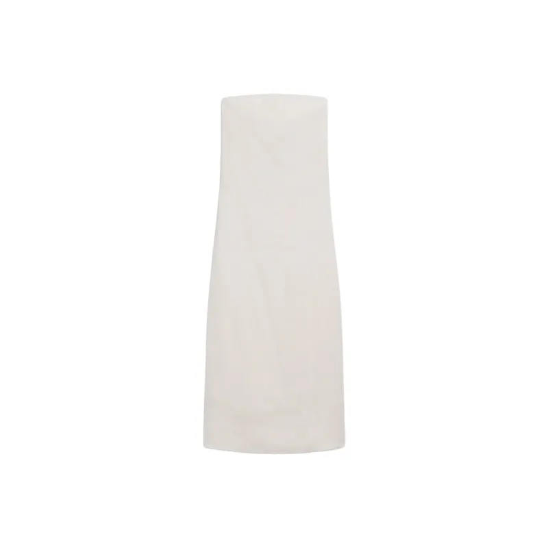 Massimo Dutti Sleeveless Dress Women's White-0