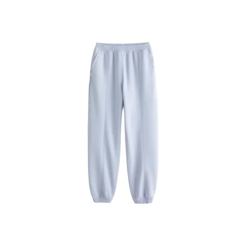 Abercrombie＆Fitch Knitted Sports Pants Women's Blue Smoke