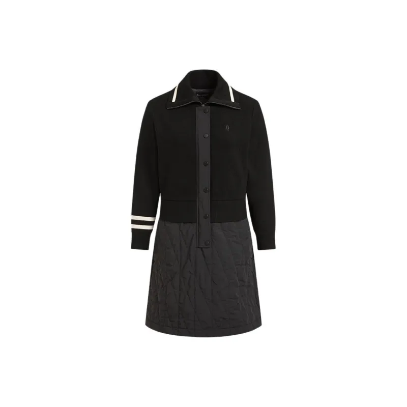 Hush Puppies Long Sleeved Dresses Women's Pitch Black-0