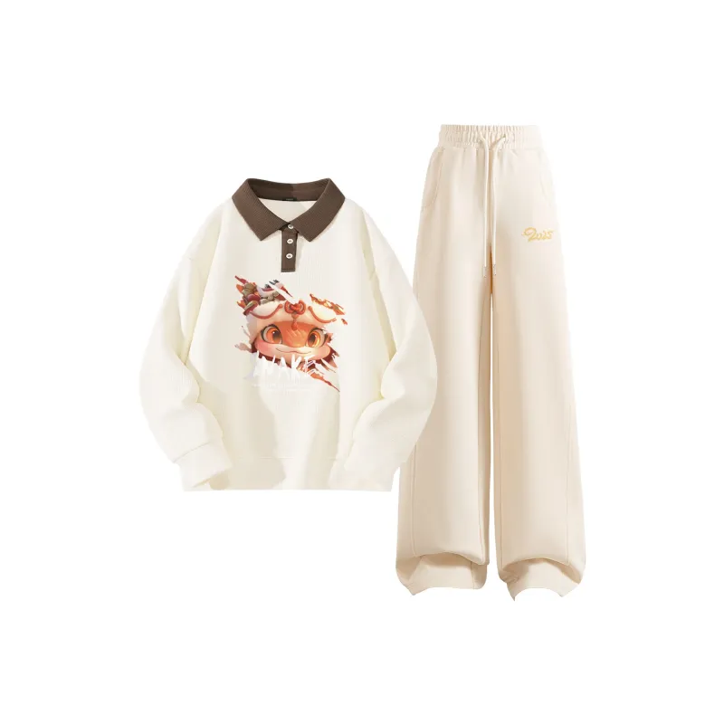 MINISO Sweatshirt Sets Women's-10