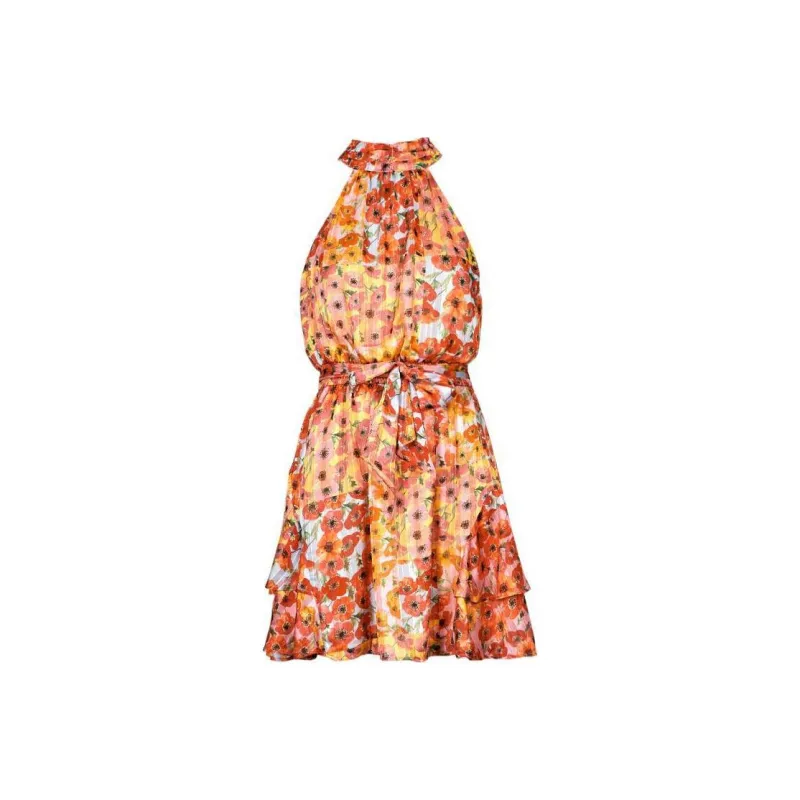 GUESS Sleeveless Dress Women's Orange-0