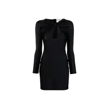 COPERNI Cut Out Draped Dress 'Black'