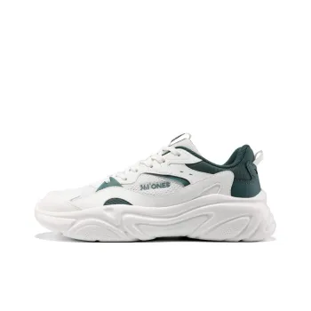 361° Wear resistant And Lightweight Low Top Casual Shoes Men's White Green