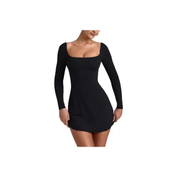OH POLLY HOPE Long-Sleeved Dresses Women's Black