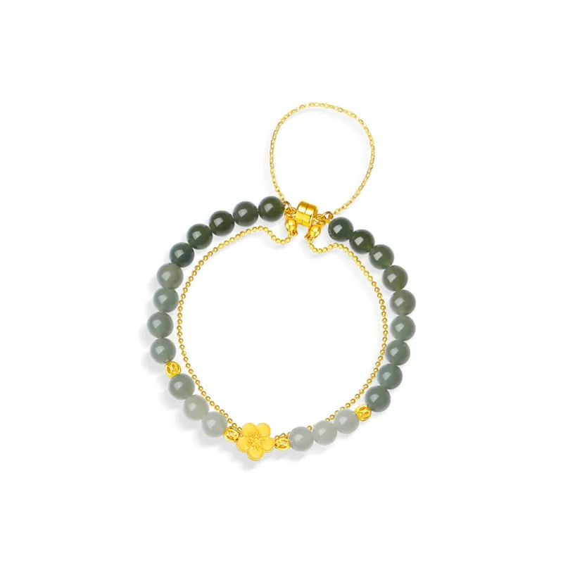 Fu Ru Ji Bracelets Pale Greenish White Jade Women's-0