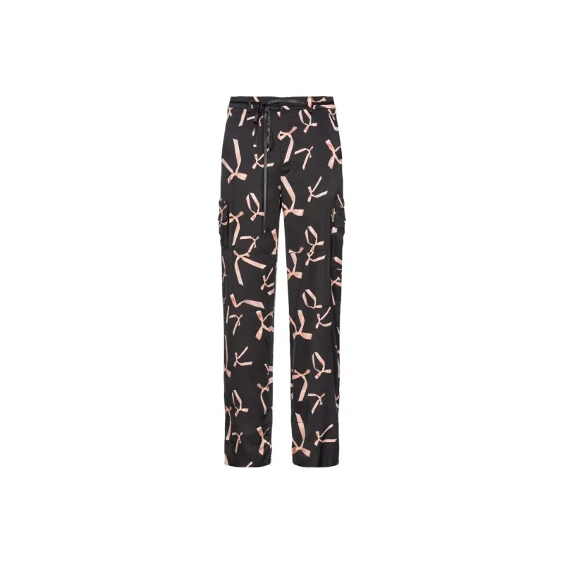 PINKO Graphic print Wide leg Trousers-0
