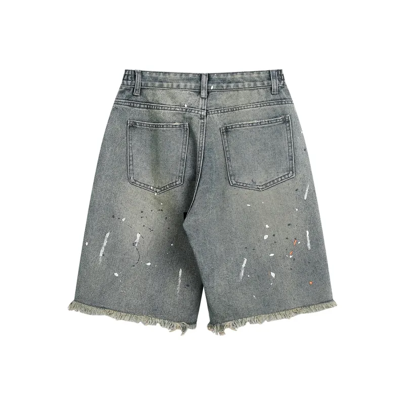 SWAMP AREA Denim Shorts Unisex-1