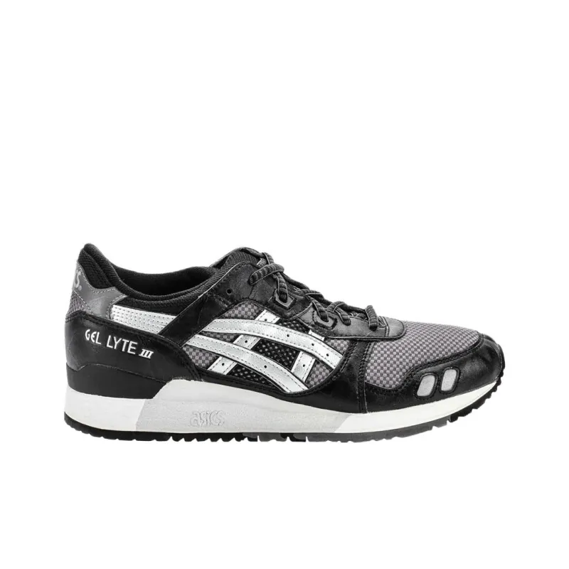 Asics Gel Lyte 3 Slip Resistant And Breathable Low Top Casual Shoes Unisex Black-1