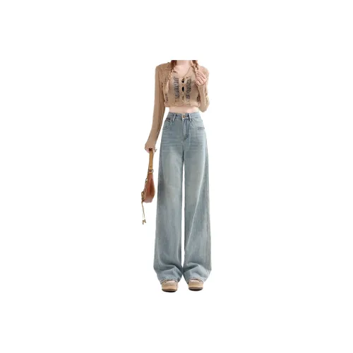 Enhanced Jeans Women's Light Blue