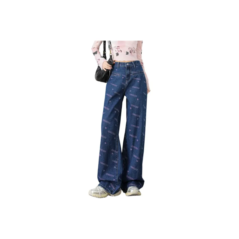  CHOCOOLATE Jeans Women's Dark Blue-0