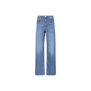 FRAME High Waist Straight Leg Jeans