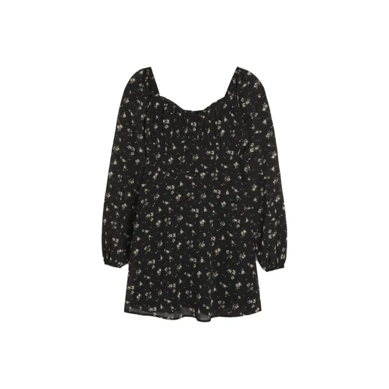 Hollister Long-Sleeved Dresses Women's Black-0
